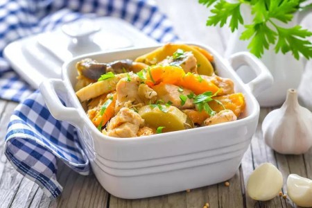 Recipe: Creamy Turkey and Vegetable Casserole