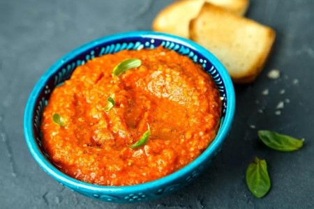Recipe: Roasted Red Pepper Hummus