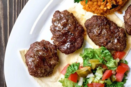 Recipe: Lamb Meatballs with Tomato-Cucumber Salad