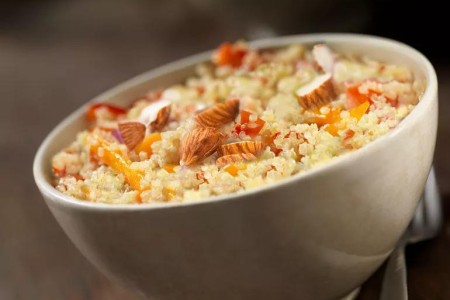 Recipe: Quinoa With Tomatoes, Mangoes and Toasted Almonds