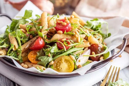Recipe: Fast and Easy Arugula Lentil Pasta Salad