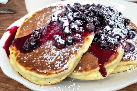 Recipe: Blueberry-Walnut Pancakes