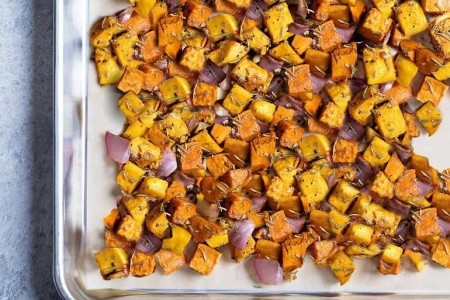Recipe: Herb-Roasted Butternut Squash with Shallots and Garlic