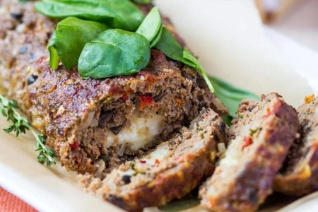 Recipe: Turkey Meatloaf With  Baked Root Vegetables
