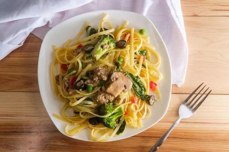 Recipe: Linguine With Spicy Broccoli and Portobello Mushrooms