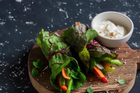 Recipe: Swiss Chard Chicken Tacos