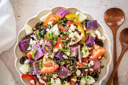 Recipe: Peruvian Blue Potato Salad