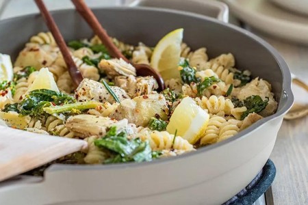 Recipe: Lemon-Ricotta Rotini With Artichoke Hearts