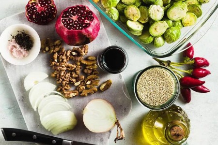 Recipe: Brussels Sprout Slaw With Apples and Pecans