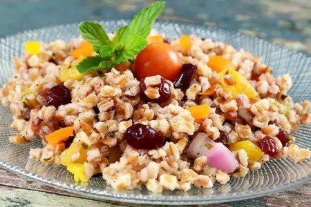 Recipe: Fruit and Nut Wheat Berry Salad