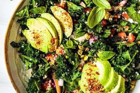 Recipe: Tossed Green Salad With Simple Vinaigrette Dressing