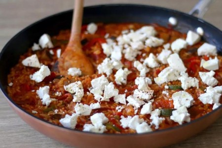 Recipe: Barley Risotto With Feta and Lemon