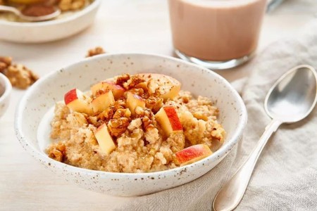 Recipe: Slow Cooker Steel-Cut Oats With Apples, Walnuts