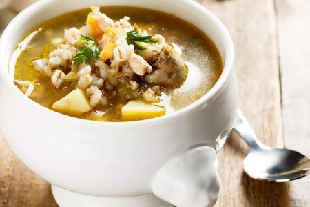 Recipe: Chicken Mushroom Barley Soup