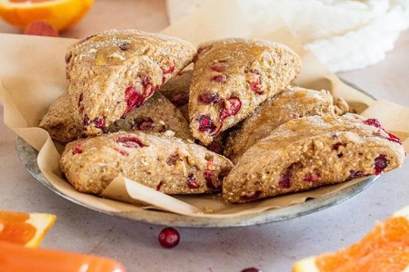 Recipe: Whole-Wheat Cranberry Scones