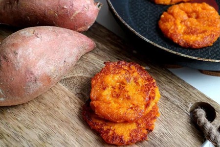 Recipe: Ginger Sweet Potato Pancakes