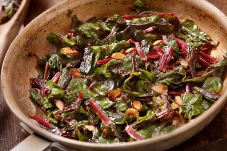 Recipe: Sautéed Swiss Chard With Slivered Almonds