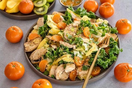 Recipe: Sesame Chicken Salad With Mandarin-Ginger Vinaigrette