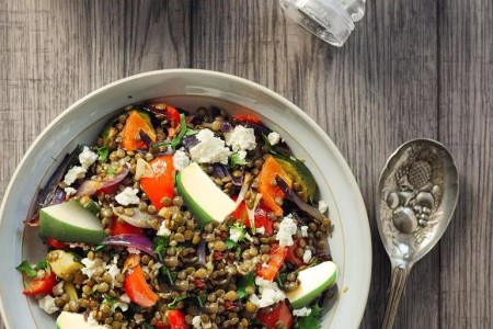 Recipe: Lentil Salad With Tomatoes and Apples