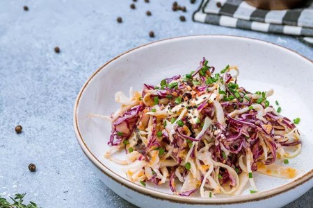 Recipe: Chia Coleslaw With Raisin Reduction