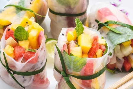 Recipe: Fruit Salad Spring Rolls