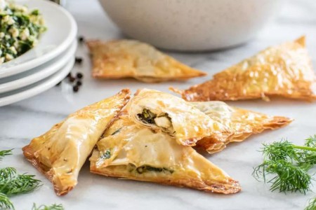 Recipe: Heart-Healthier Spanakopitas