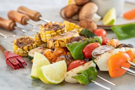 Recipe: Grilled Veggie Kabobs