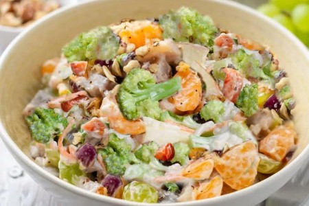 Recipe: Crunchy Broccoli Walnut Salad