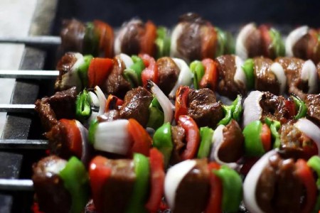 Recipe: Low-Fat Grilled Beef and Veggie Kabobs
