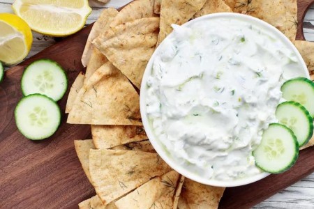 Recipe: Creamy, Low-Fat Cucumber Yogurt Dip