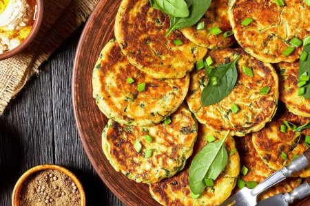 Recipe: Savory Chickpea and Spinach Pancakes