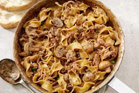 Recipe: Healthy Turkey Stroganoff