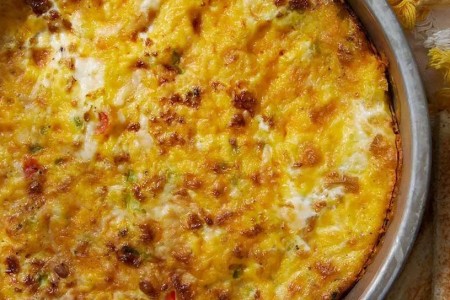 Recipe: Spanish Omelet With Veggies and Cheese