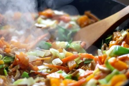 Recipe: Zesty Carrot, Hot Pepper and Shallot Stir-Fry