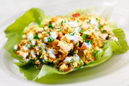 Recipe: Meatless ‘Chicken’ Salad Lettuce Wraps