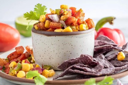 Recipe: Zesty Corn Salad With Red Peppers and Shallots
