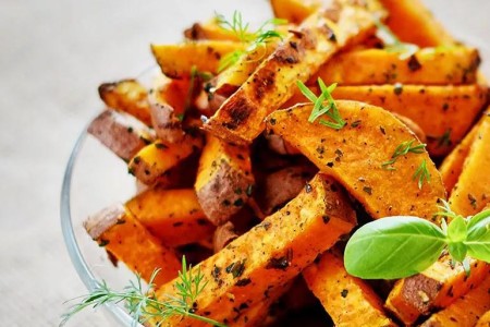 Recipe: Baked Cajun Sweet Potato Fries