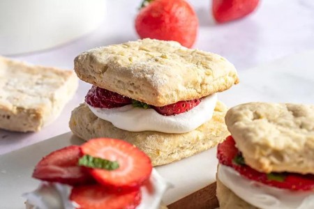 Recipe: Shortcakes With Orange-Infused Strawberries and Whipped Cream